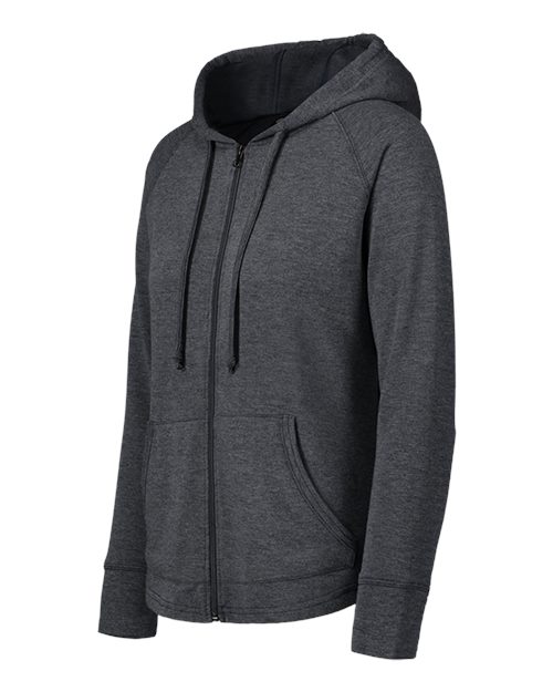 Women’s HeatLast™ Fleece Faux Cashmere Full-Zip Hooded Sweatshirt | USA Decoration