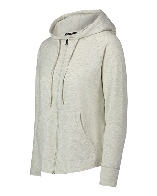 Women’s HeatLast™ Fleece Faux Cashmere Full-Zip Hooded Sweatshirt | USA Decoration