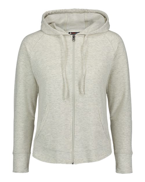 Women’s HeatLast™ Fleece Faux Cashmere Full-Zip Hooded Sweatshirt | USA Decoration
