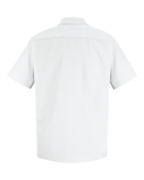 Specialized Short Sleeve Pocketless Work Shirt - Tall Sizes | USA Decoration