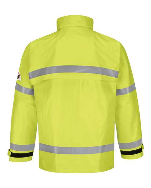 Hi-Visibility Flame-Resistant Rain Jacket | USA Decoration