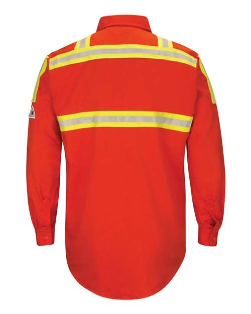 Enhanced Visibility Long Sleeve Uniform Shirt - Tall Sizes | USA Decoration