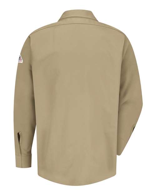 Concealed-Gripper Pocketless Work Shirt | USA Decoration
