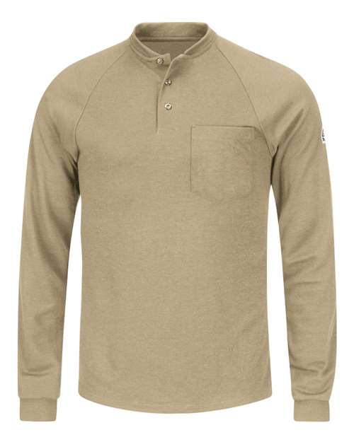 Long Sleeve Henley Shirt- CoolTouch®2 | USA Decoration