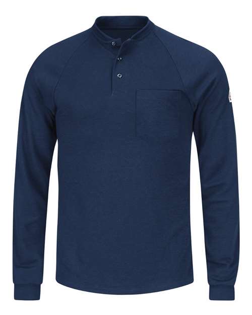 Long Sleeve Henley Shirt- CoolTouch®2 | USA Decoration