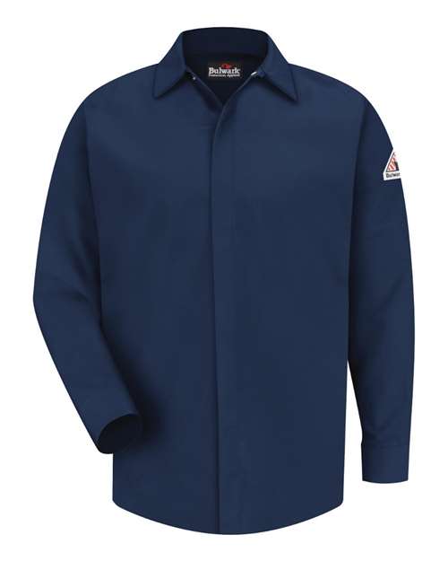 Concealed-Gripper Pocketless Long Sleeve Shirt - CoolTouch® 2 - Tall Sizes | USA Decoration