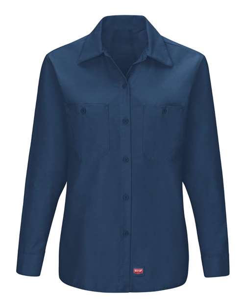 Women's Long Sleeve Mimix Work Shirt | USA Decoration