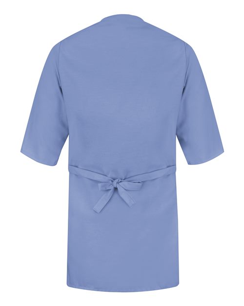 Collarless Poplin Butcher Wrap | USA Decoration