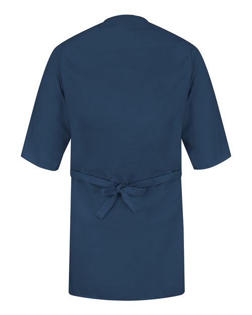 Collarless Poplin Butcher Wrap | USA Decoration