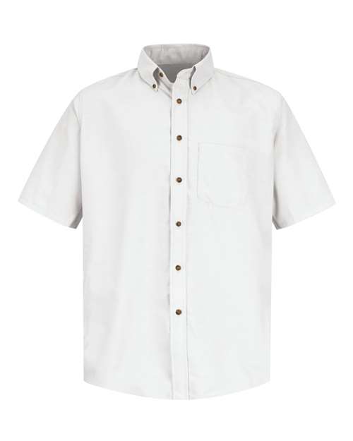 Red Kap Men's Tall Poplin Short Sleeve Dress Shirt