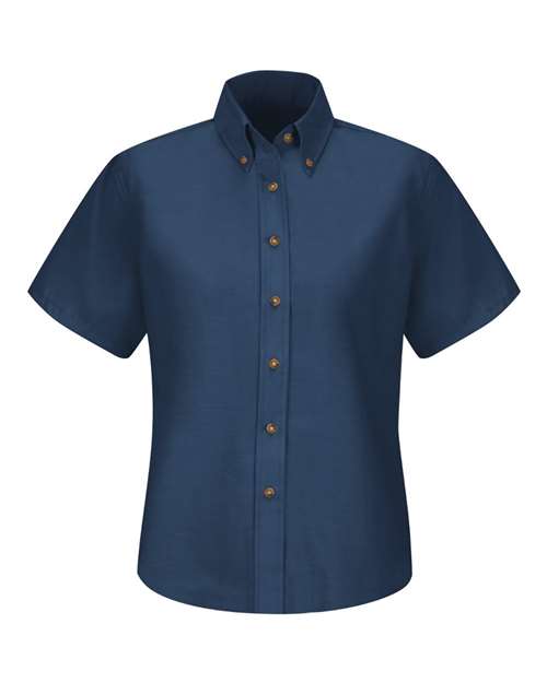 Women's Poplin Dress Shirt - Extended Sizes | USA Decoration