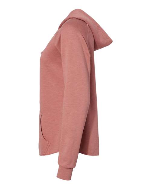 Women's California Wave Wash Full-Zip Hooded Sweatshirt | USA Decoration