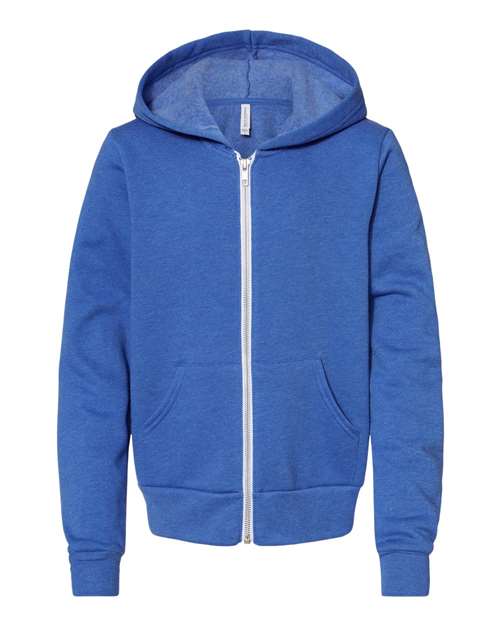 Youth Sponge Fleece Full-Zip Hoodie | USA Decoration