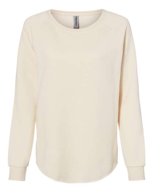 Women's California Wave Wash Crewneck Sweatshirt | USA Decoration