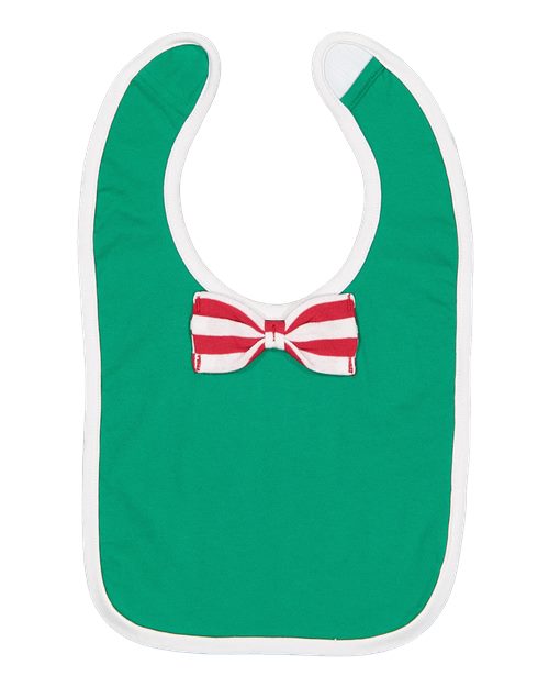 Infant Baby Rib Bow Tie Bib | USA Decoration
