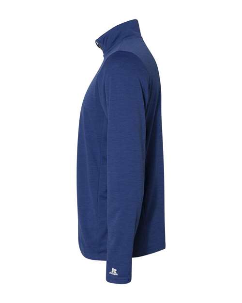 Striated Quarter-Zip Pullover | USA Decoration