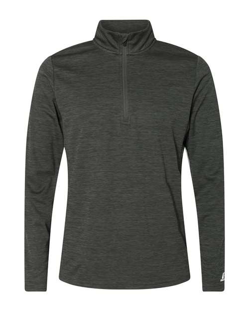 Striated Quarter-Zip Pullover | Stylish Stretch Performance Pullover | USA Decoration