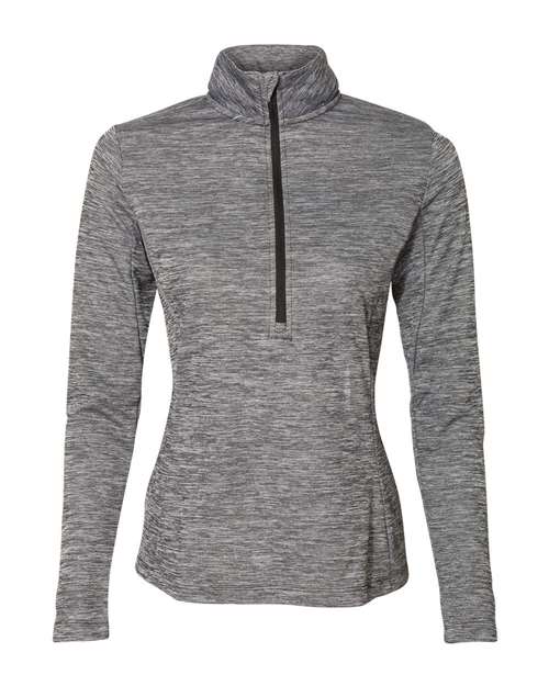 Women's Striated Quarter-Zip Pullover | USA Decoration