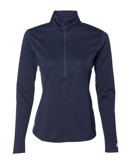 Women's Striated Quarter-Zip Pullover | USA Decoration