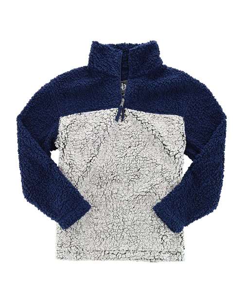 Sherpa Fleece Quarter-Zip Pullover | USA Decoration