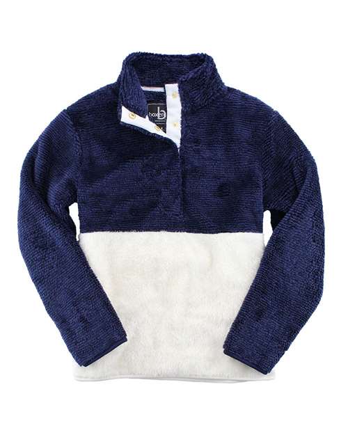 Fuzzy Fleece Pullover | USA Decoration