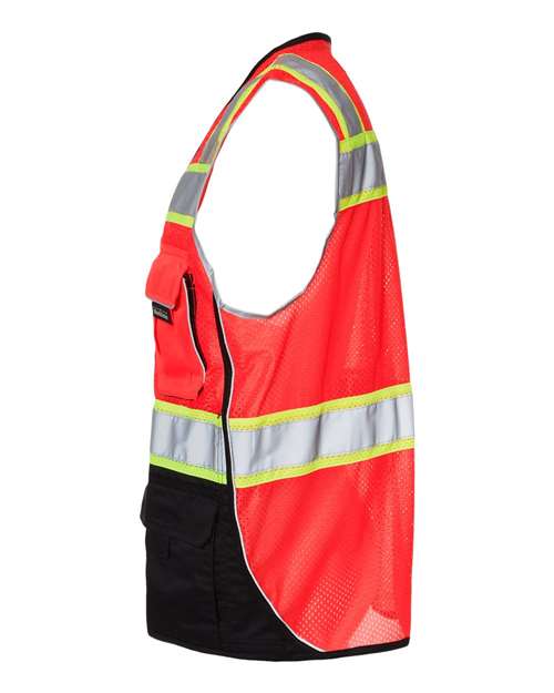 Premium Black Series® Black Bottom Class 2 Vest | USA Decoration