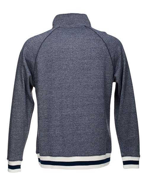 Peppered Fleece Quarter-Zip Sweatshirt | USA Decoration