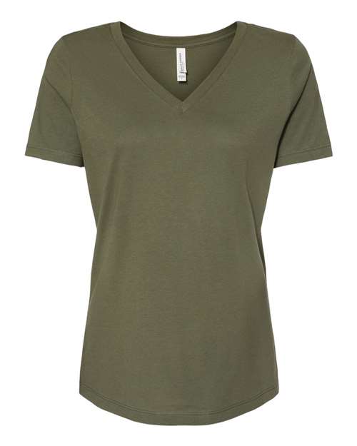 Women’s Relaxed Jersey V-Neck Tee | USA Decoration
