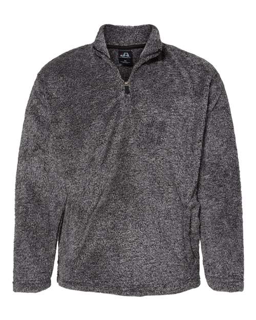 Boundary Shag Frosty Sherpa Quarter-Zip Pullover | USA Decoration