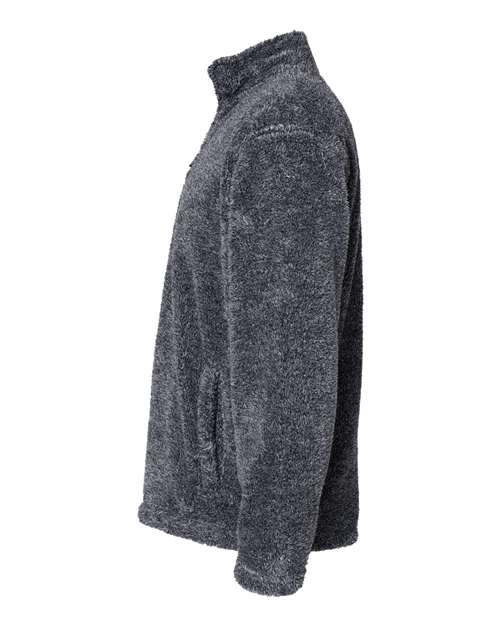 Boundary Shag Frosty Sherpa Quarter-Zip Pullover | USA Decoration