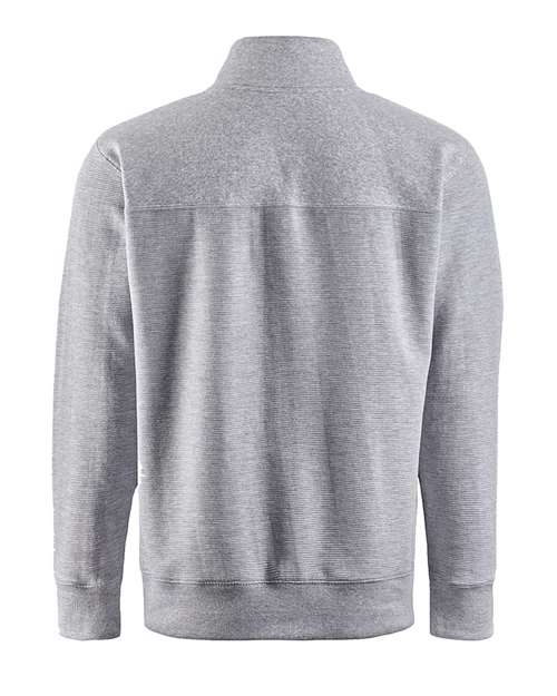 Ripple Fleece Snap Sweatshirt | USA Decoration