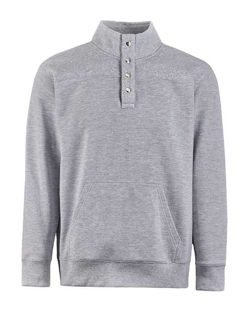 Ripple Fleece Snap Sweatshirt | USA Decoration