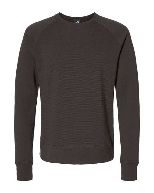 Ripple Fleece Raglan Crewneck Sweatshirt | USA Decoration
