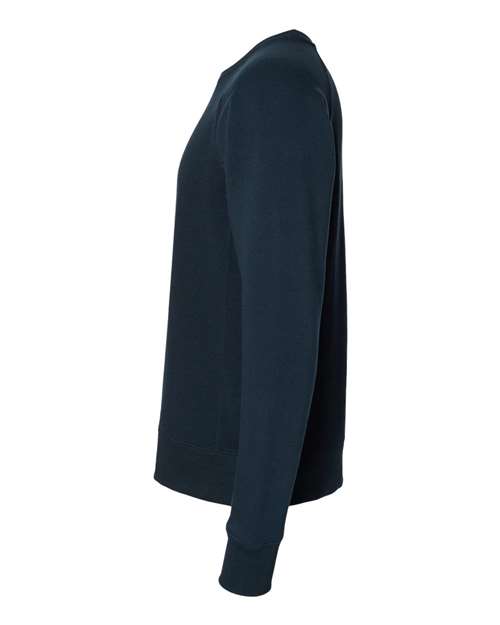 Ripple Fleece Raglan Crewneck Sweatshirt | USA Decoration