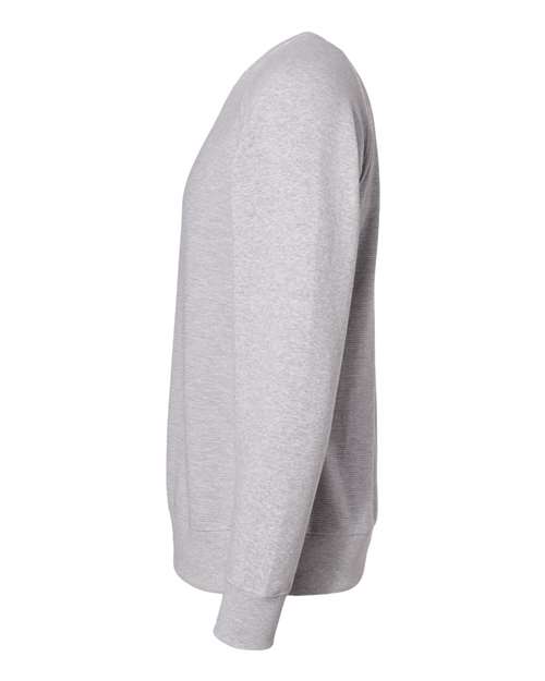 Ripple Fleece Raglan Crewneck Sweatshirt | USA Decoration