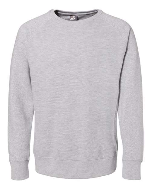 Ripple Fleece Raglan Crewneck Sweatshirt | USA Decoration