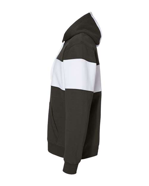 Varsity Fleece Colorblocked Hooded Sweatshirt | USA Decoration