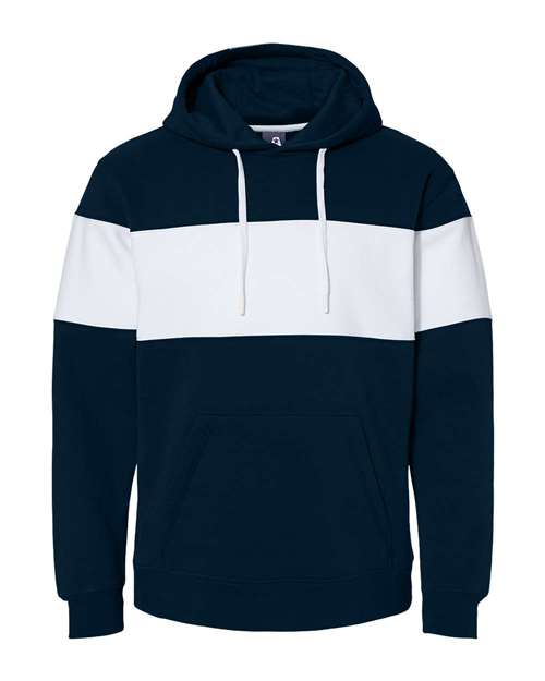Varsity Fleece Colorblocked Hooded Sweatshirt | USA Decoration