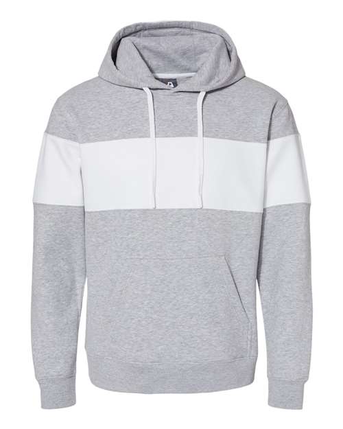 Varsity Fleece Colorblocked Hooded Sweatshirt | USA Decoration