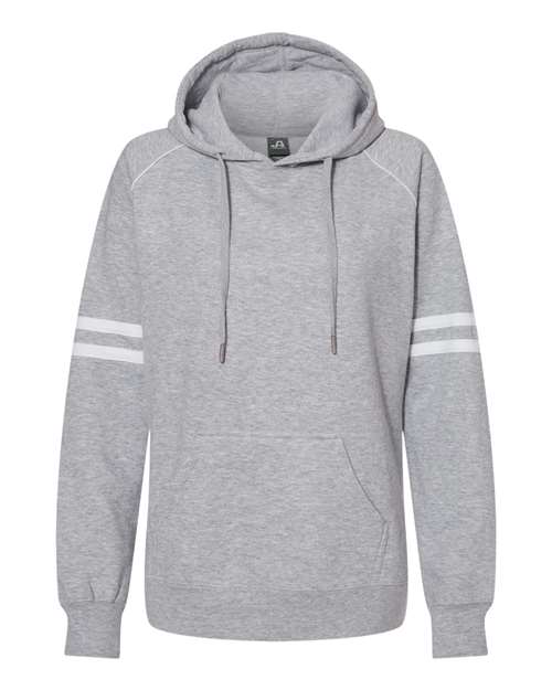 Women's Varsity Fleece Piped Hooded Sweatshirt | USA Decoration