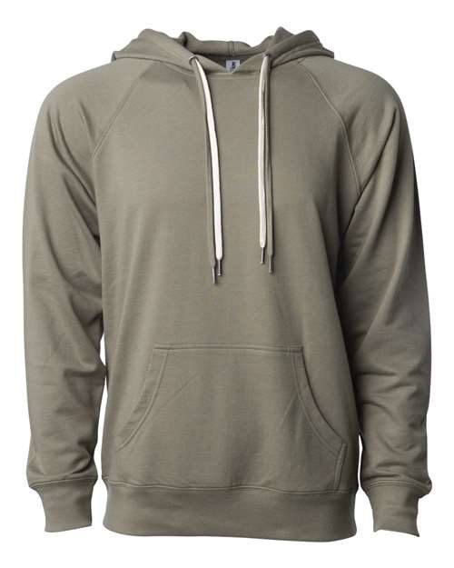 Icon Lightweight Loopback Terry Hooded Sweatshirt | USA Decoration