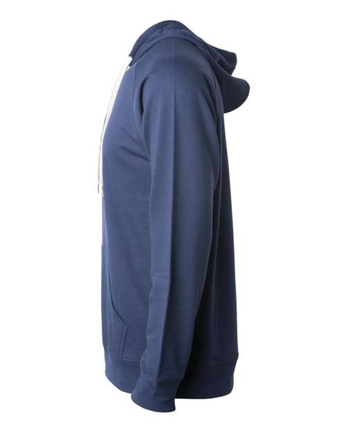 Icon Lightweight Loopback Terry Hooded Sweatshirt | USA Decoration