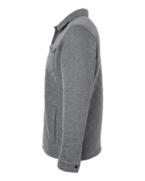 Quilted Jersey Shirt Jacket | USA Decoration