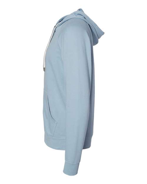 Icon Lightweight Loopback Terry Full-Zip Hooded Sweatshirt | USA Decoration