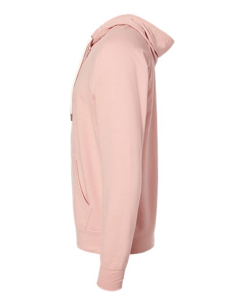Icon Lightweight Loopback Terry Full-Zip Hooded Sweatshirt | USA Decoration