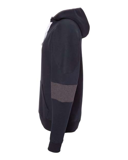 Sport Lace Colorblocked Fleece Hooded Sweatshirt | USA Decoration