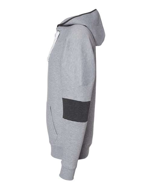 Sport Lace Colorblocked Fleece Hooded Sweatshirt | USA Decoration