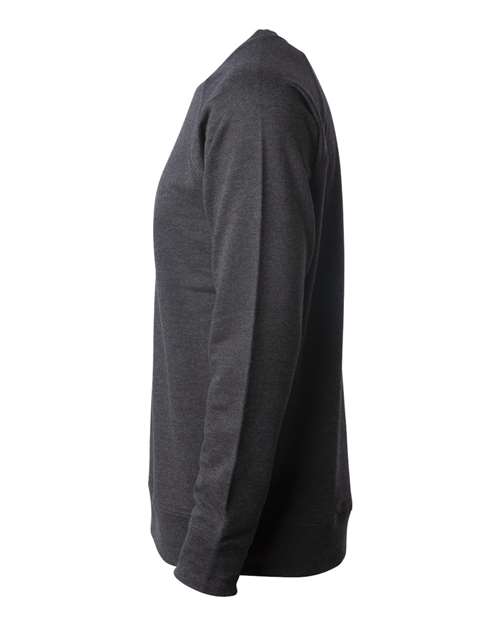 Icon Lightweight Loopback Terry Crewneck Sweatshirt | USA Decoration