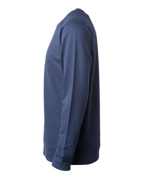 Icon Lightweight Loopback Terry Crewneck Sweatshirt | USA Decoration