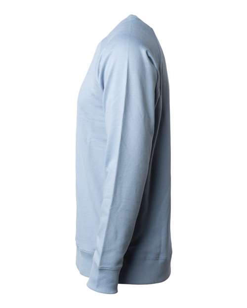 Icon Lightweight Loopback Terry Crewneck Sweatshirt | USA Decoration